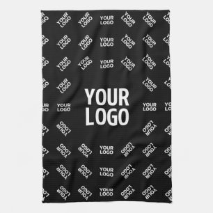 Any Uploaded Image Design or Logo   Unique Patten Kitchen Towel
