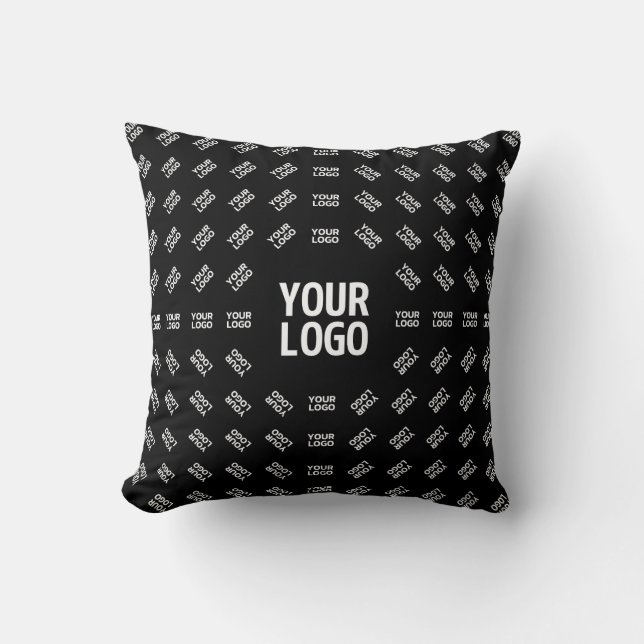 Any Uploaded Image Design or Logo | Unique Patten Throw Pillow (Front)