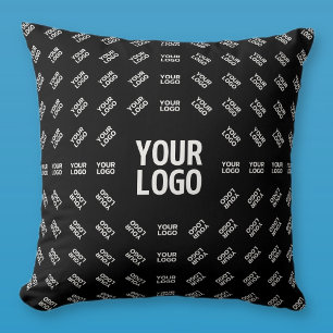 Any Uploaded Image Design or Logo   Unique Patten Throw Pillow