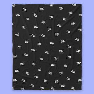 Any Uploaded Image, Design or Your Logo Randomized Fleece Blanket