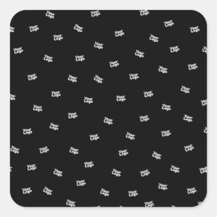 Any Uploaded Image, Design or Your Logo Randomized Square Sticker
