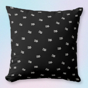 Any Uploaded Image, Design or Your Logo Randomized Throw Pillow
