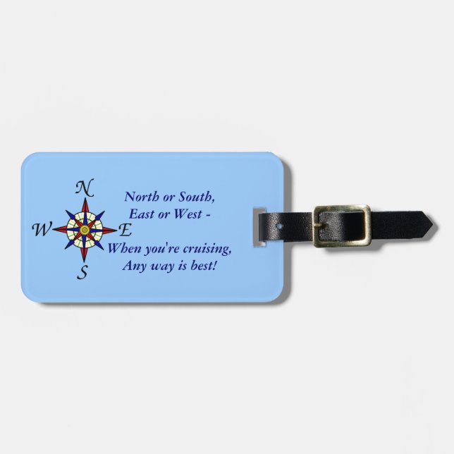 Any Way Personalized Luggage Tag (Front Horizontal)