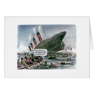 Any Way We Can Blame This On Software?