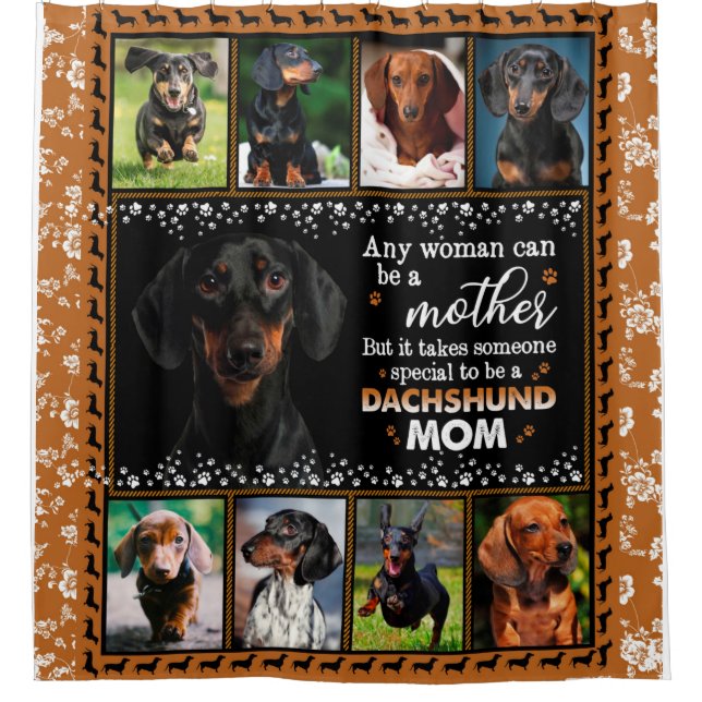Any Woman Can Be A Dachshund Mom Blanket (Front)