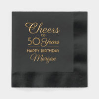 Any Year Birthday Cheers Elegant Script Real