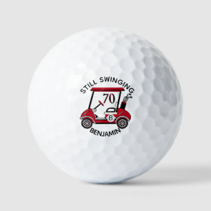 ANY YEAR Birthday Custom Cart Monogram Name  Golf Balls