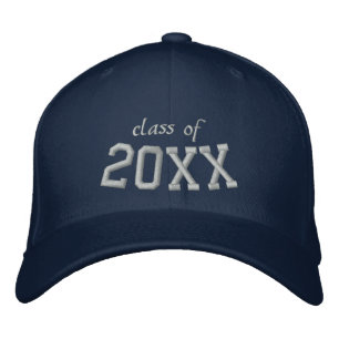 Any Year Custom Embroidered Graduation Hat