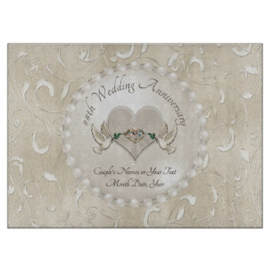 Any Year Personalized Anniversary Gifts for Wife Cutting Board