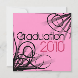 Any Year- Pink Graduation Party Invitation