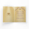Any Year Purple Gold Personalized Anniversary Card