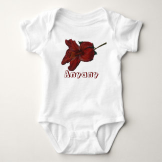 Anyany and Hibiscus (no mälk) Baby Bodysuit