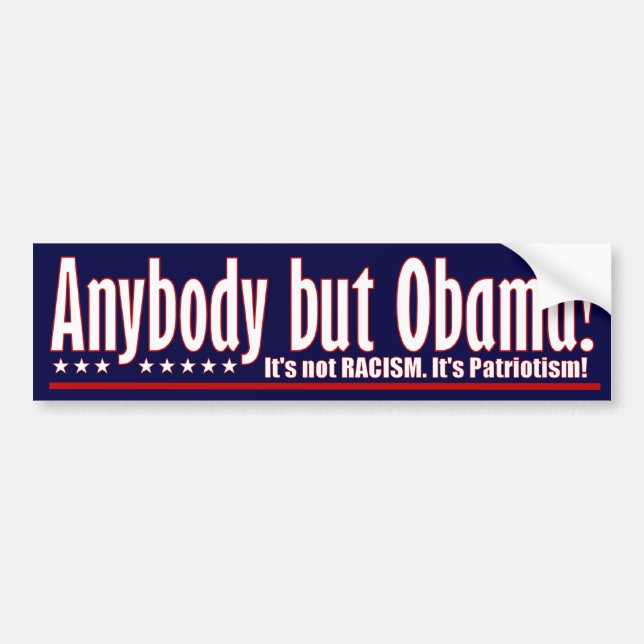 Anybody But Obama Bumper Sticker (Front)