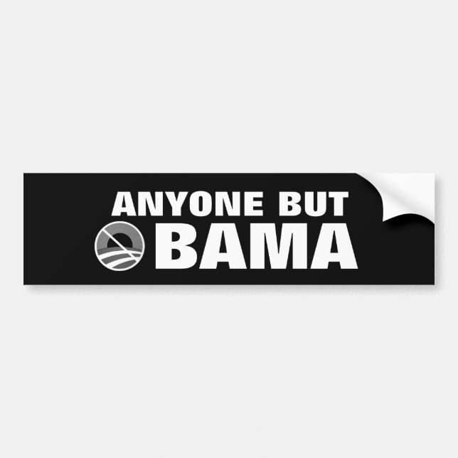 Anyone But Obama Bumper Sticker (Front)