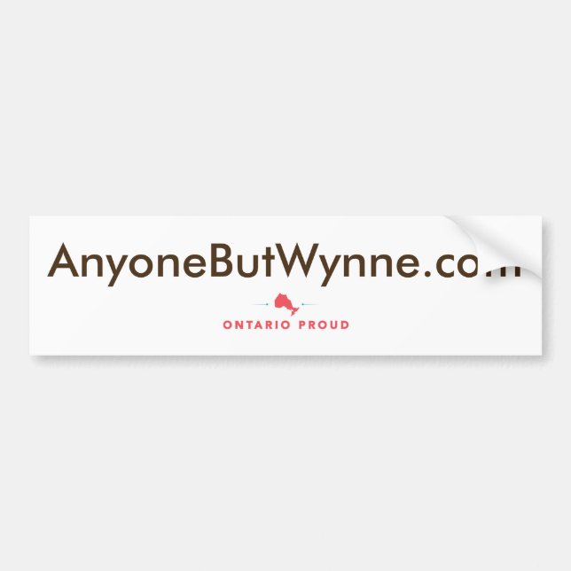 Anyone But Wynne Bumper Sticker (Front)