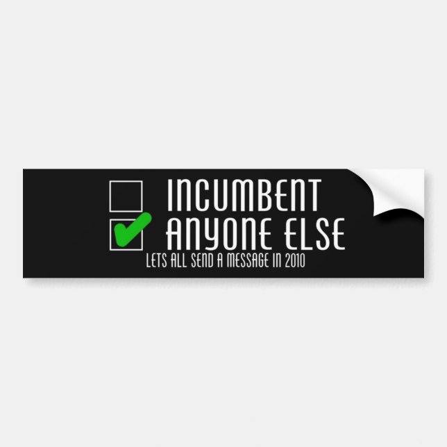 anyone else bumper sticker (Front)