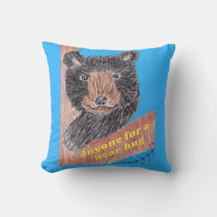 Anyone for a bear hug throw pillow