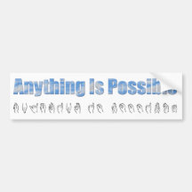 Anything Bumper Sticker