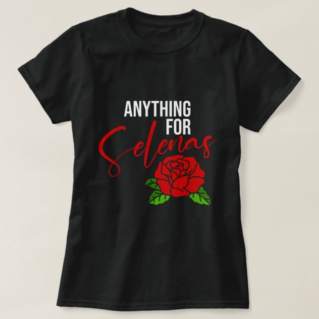 Anything For Tacos Funny Rose Retro Shirt (Design Front)