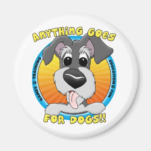 Anything Goes for Dogs Magnet (Front)
