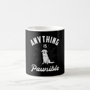 Anything Is Pawsible Labrador Retriever Dog Lover Coffee Mug