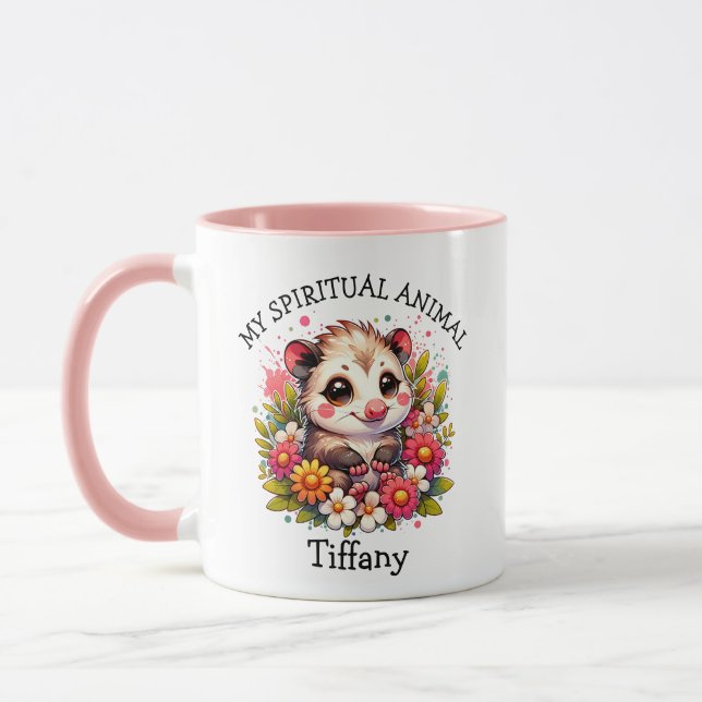 Anything is Possum-ble | Personalized Pun Mug (Left)