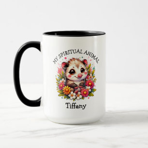 Anything is Possum-ble   Personalized Pun Mug