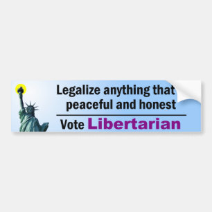 Anything Peaceful and Honest Bumper Sticker