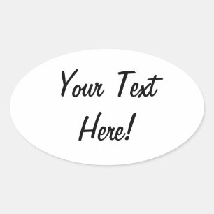 ANYTHING Stickers Add your Own Text!