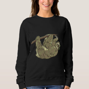 Anything You Can Do I Can Do Slower Sloth Funny Pr Sweatshirt