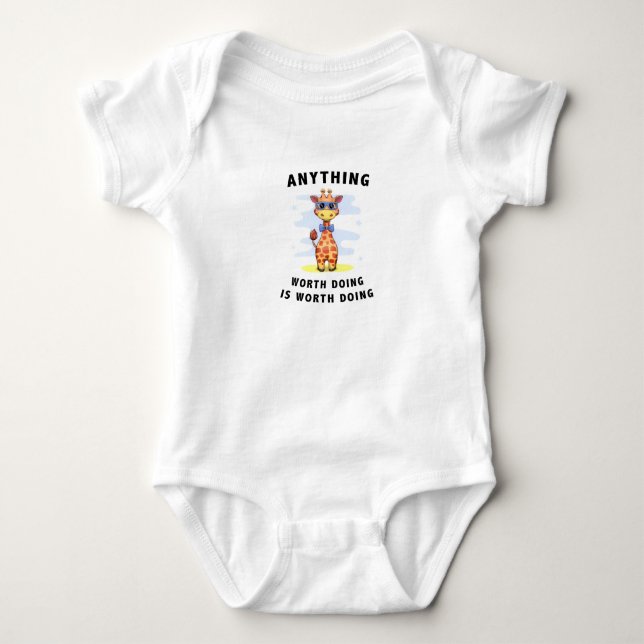 AnythingWorthDoingWithSupport Tee (Front)