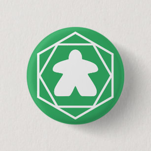 Anytime Meeple White Art Button