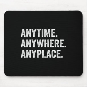 Anywhere Anyplace Retro Mouse Pad