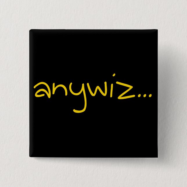 anywiz 2 inch square button (Front)