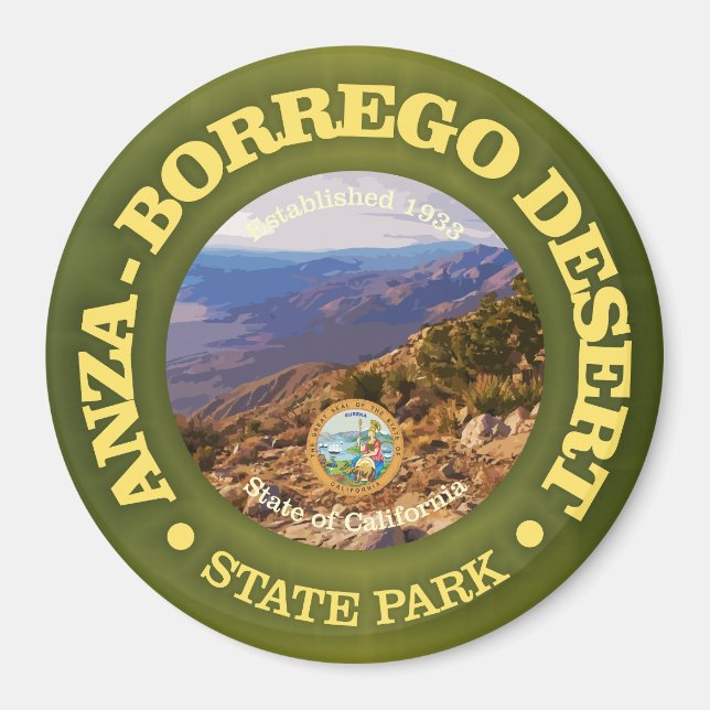 Anza-Borrego Desert SP Magnet (Front)