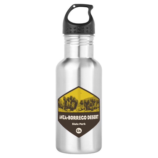 Anza-Borrego Desert State Park California 532 Ml Water Bottle (Front)