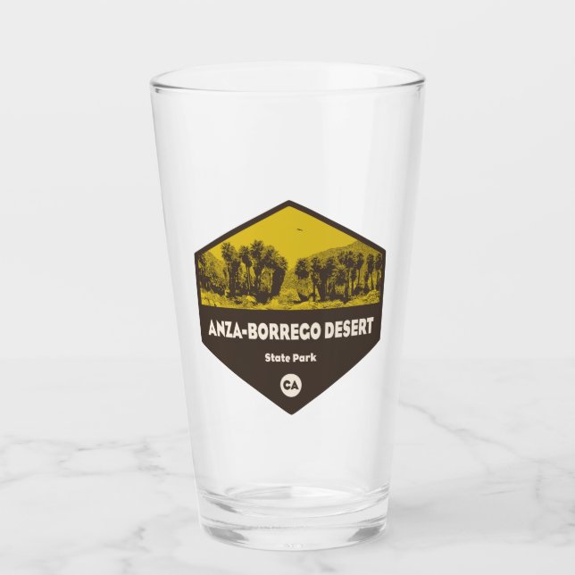 Anza-Borrego Desert State Park California Glass (Front)