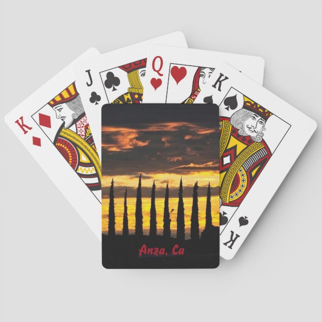 Anza, CA Playing Cards (Back)