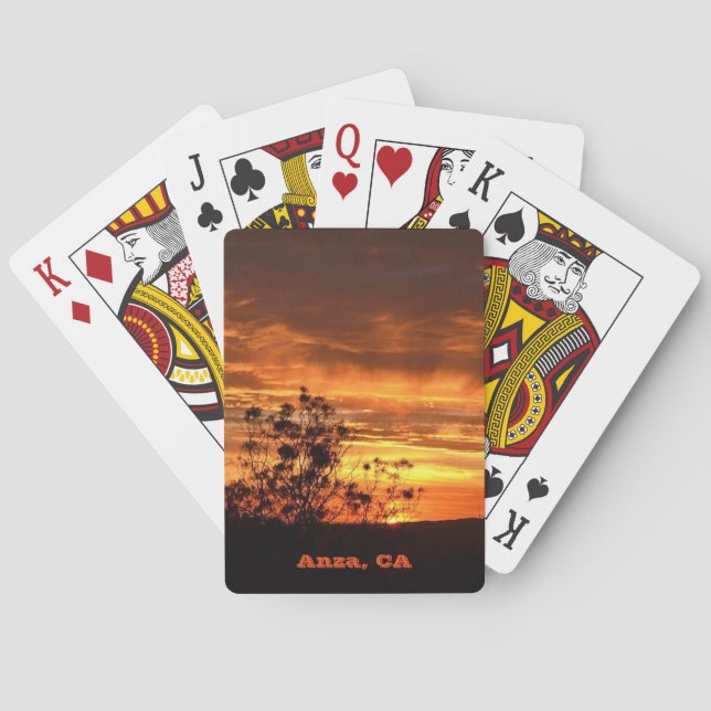 Anza, CA Playing Cards (Back)