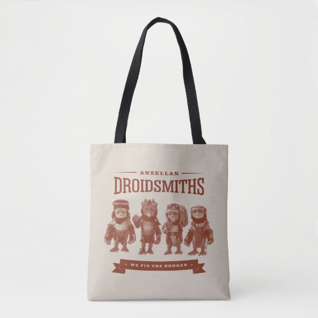 Anzellan Droidsmiths - We Fix The Broken Tote Bag (Front)