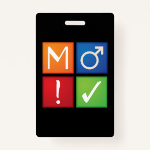 ao3 badge icon ID pvc card