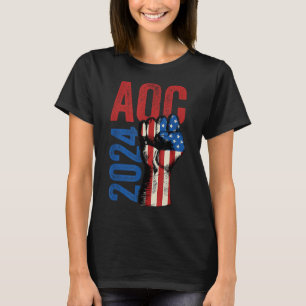 Aoc 2024 For President Alexandria Ocasio Cortez El T-Shirt