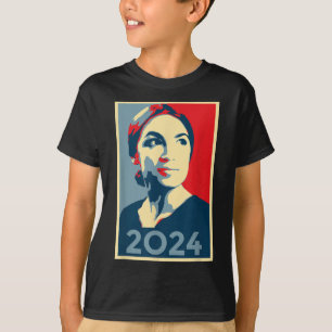 Aoc 2024 President Retro T Shirt