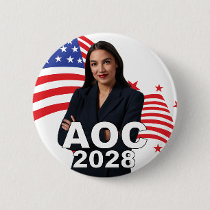 AOC 2028 2 INCH ROUND BUTTON