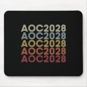 Aoc 2028 A.o.c. 2028 For President Aoc 28 Election Mouse Pad
