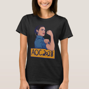 Aoc 2028 Alexandria Ocasio Cortez 2028 Long Sleeve T-Shirt