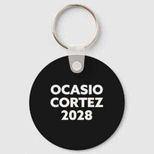 Aoc 2028 - Ocasio Cortez 2028 Keychain
