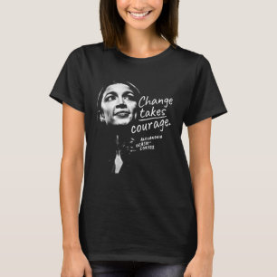 AOC 2028 Political Change Quote T-Shirt