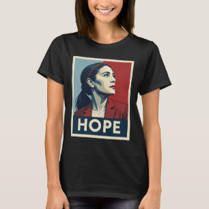 Aoc Alexandria Ocasio Cortez 2028 For President -  T-Shirt
