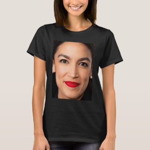 AOC Alexandria Ocasio Cortez face T-Shirt